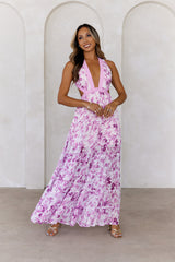 Forward Fashion Maxi Dress Purple