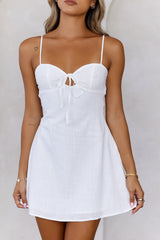 Beach Day Mini Dress White