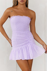 Face On Magazines Dress Lilac