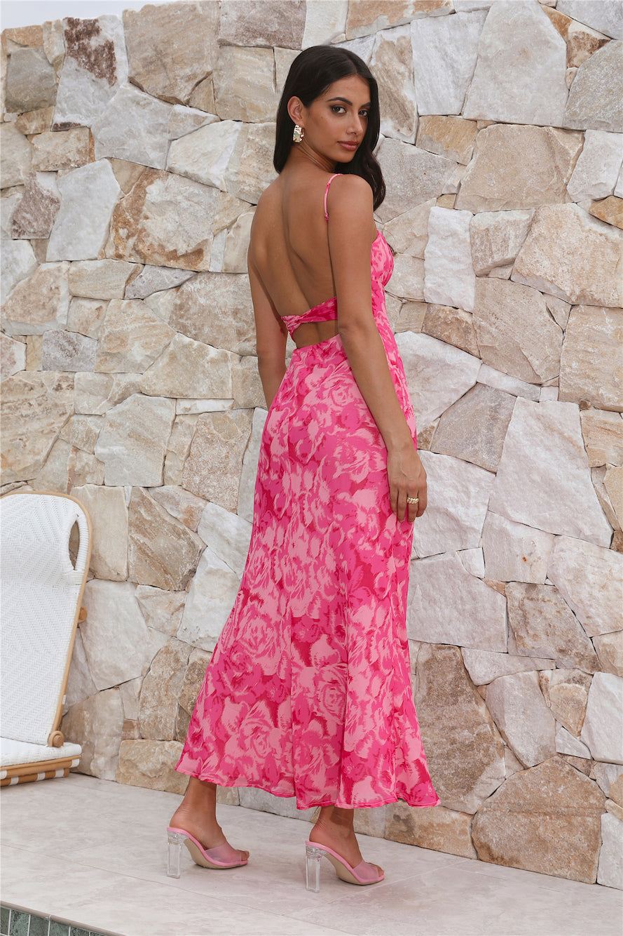 Feeling Loved Maxi Dress Pink