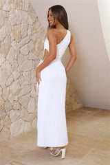 Beach Club Approved Maxi Dress White