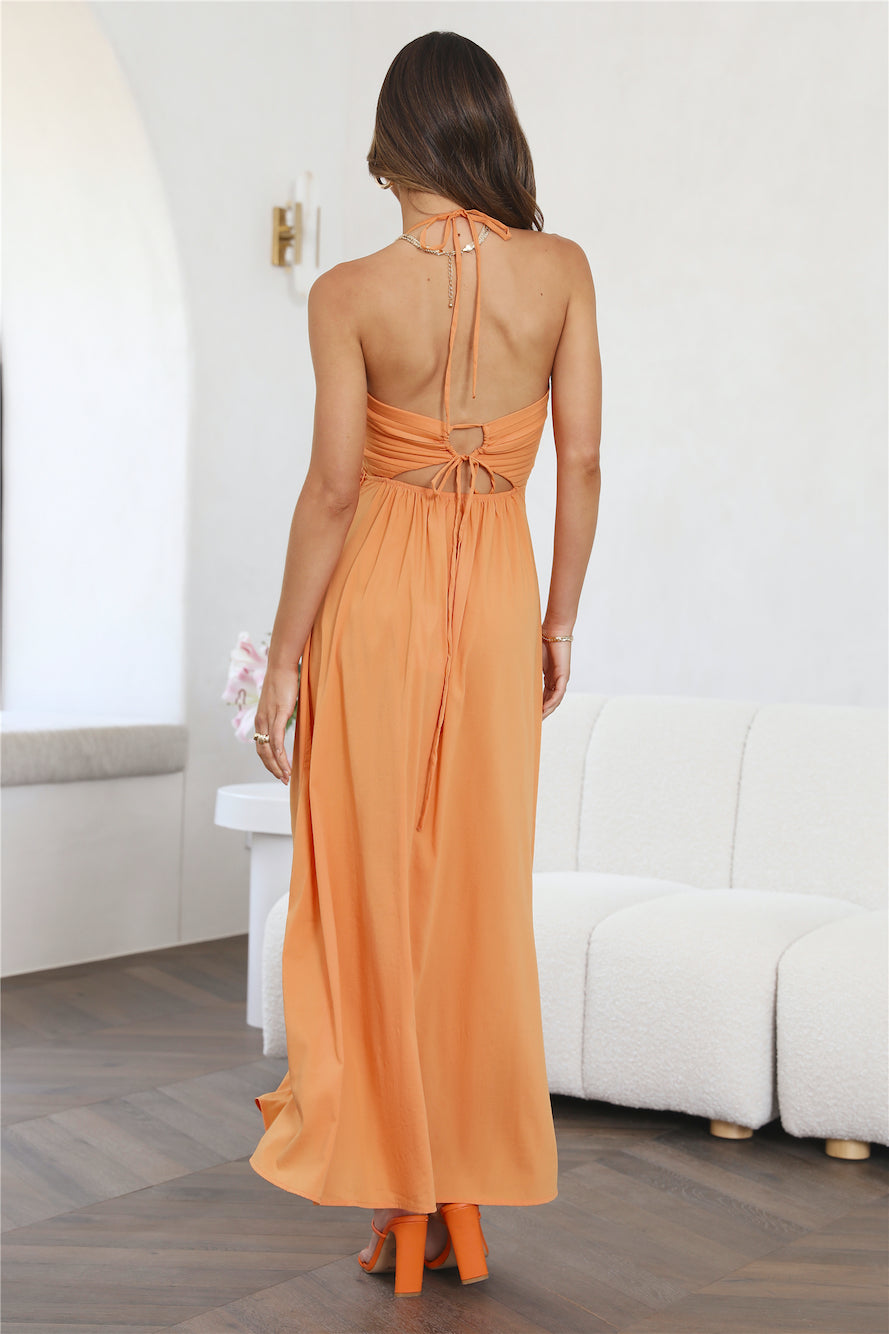 Luxe Vacay Maxi Dress Orange