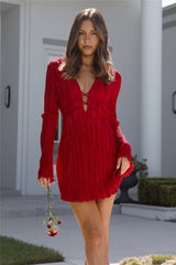 Besties Meet Mini Dress Red