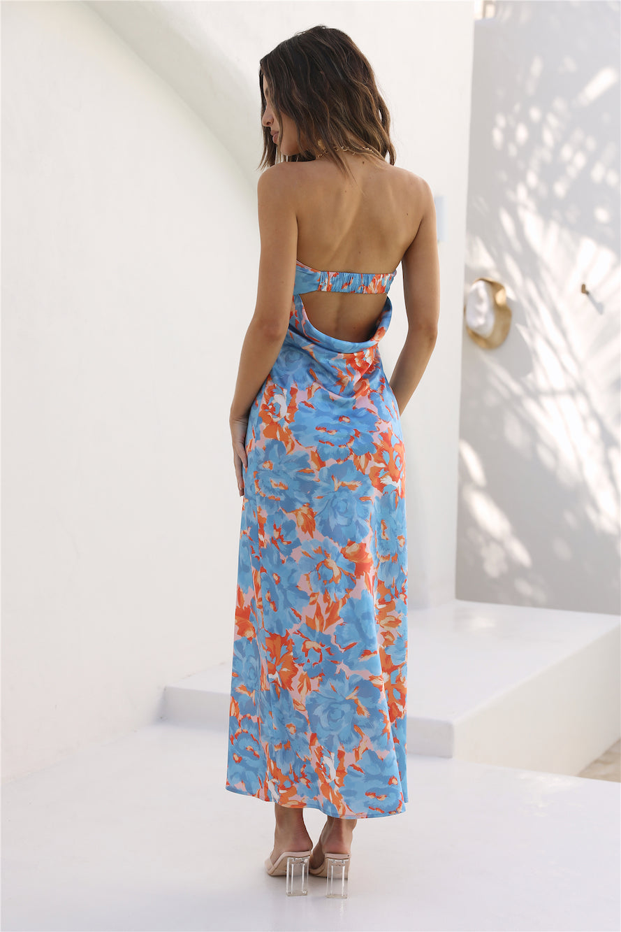 Highway To Heaven Maxi Dress Blue