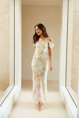 Kiss The Miss Maxi Dress Print