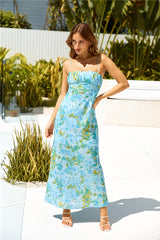 Eyes Of Sunshine Maxi Dress Blue