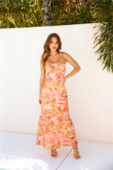 Eyes Of Sunshine Maxi Dress Orange