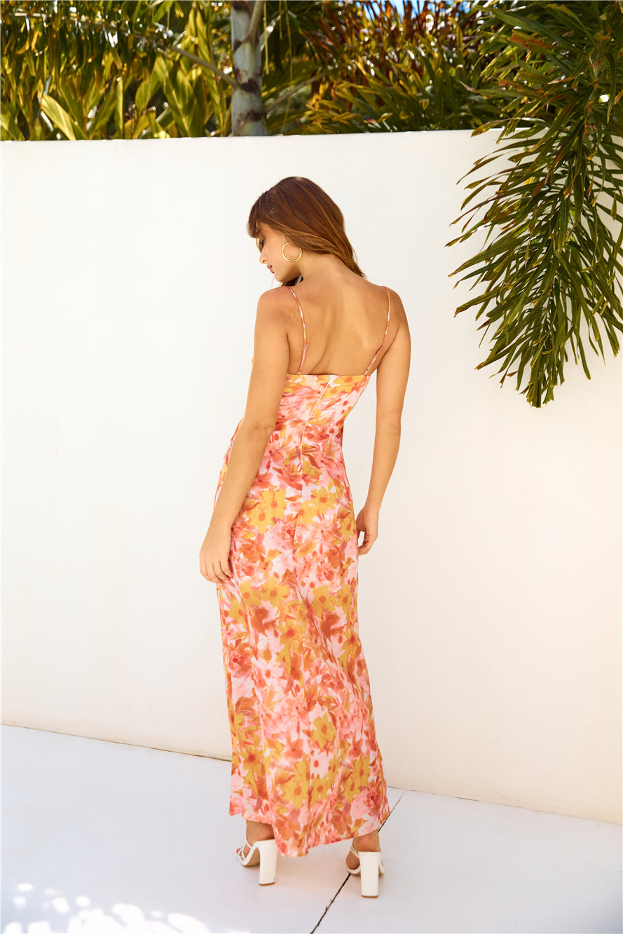 Eyes Of Sunshine Maxi Dress Orange