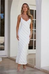 Flirty Fun Maxi Dress White