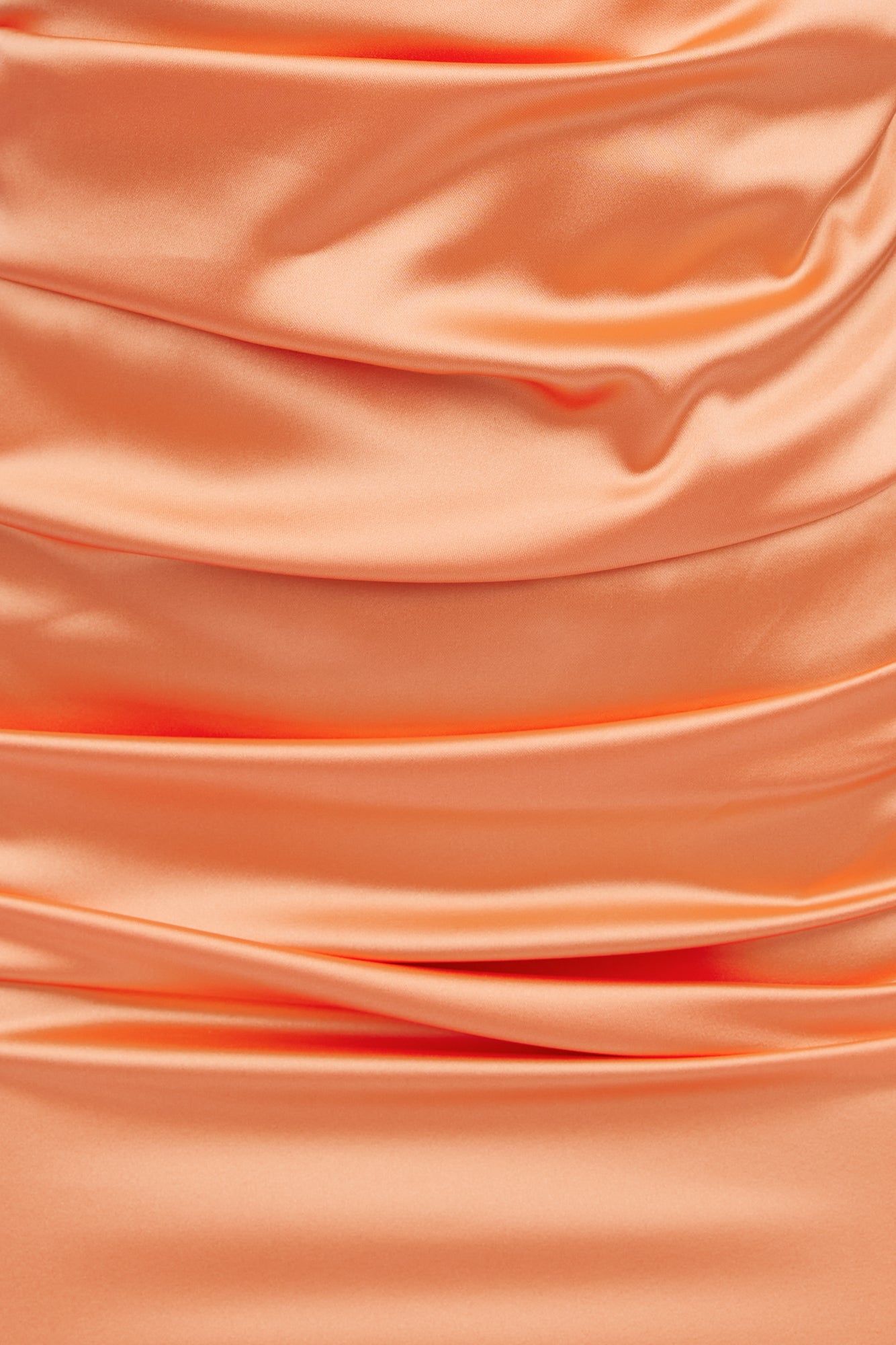 Envy You Satin Dress Orange