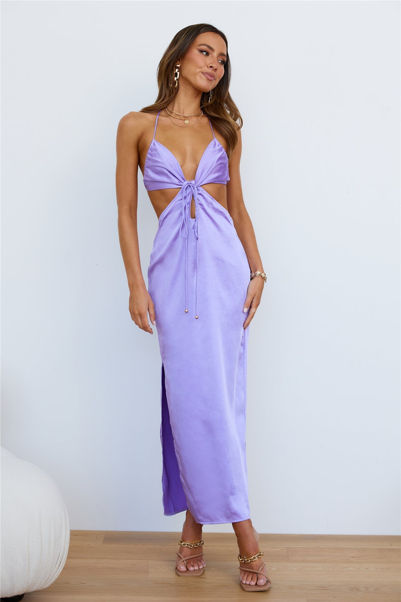 In Control Maxi Dress Lilac