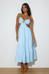 Loving Her Style Maxi Dress Blue