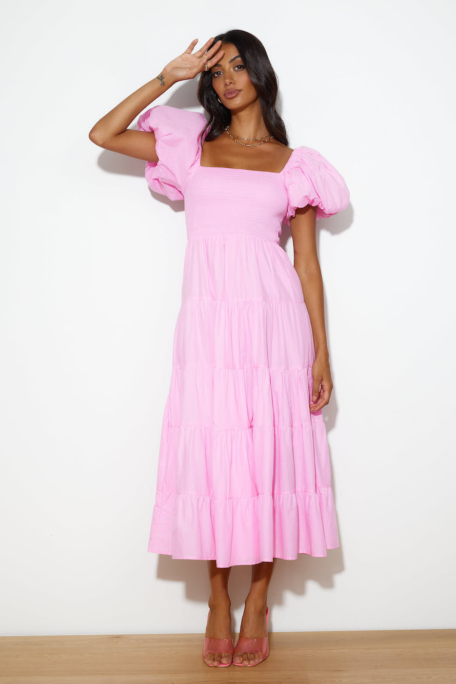 Lover Girl Maxi Dress Pink