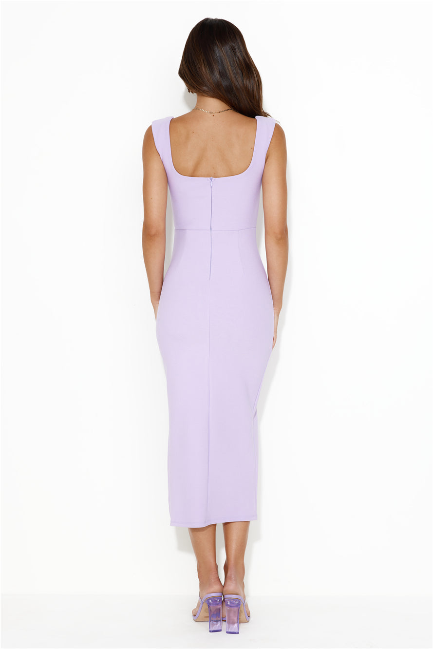 Fashionable Chic Maxi Dress Lilac