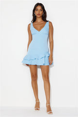 Belong To Me Mini Dress Blue