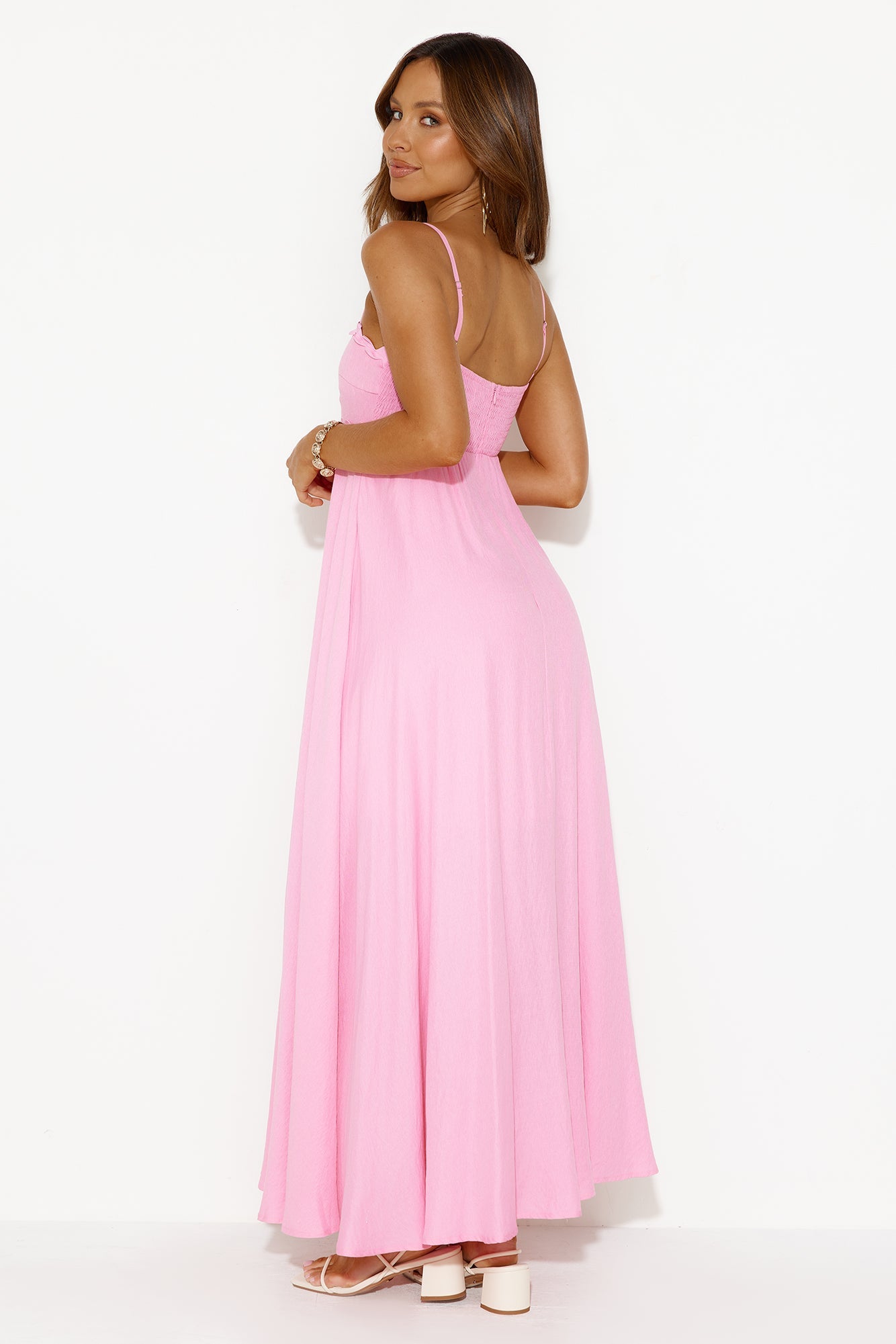 Energy For Vacays Maxi Dress Pink