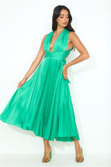 Fabulous 'Fit Midi Dress Green