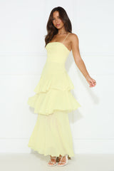 Awards For You Maxi Dress Yellow