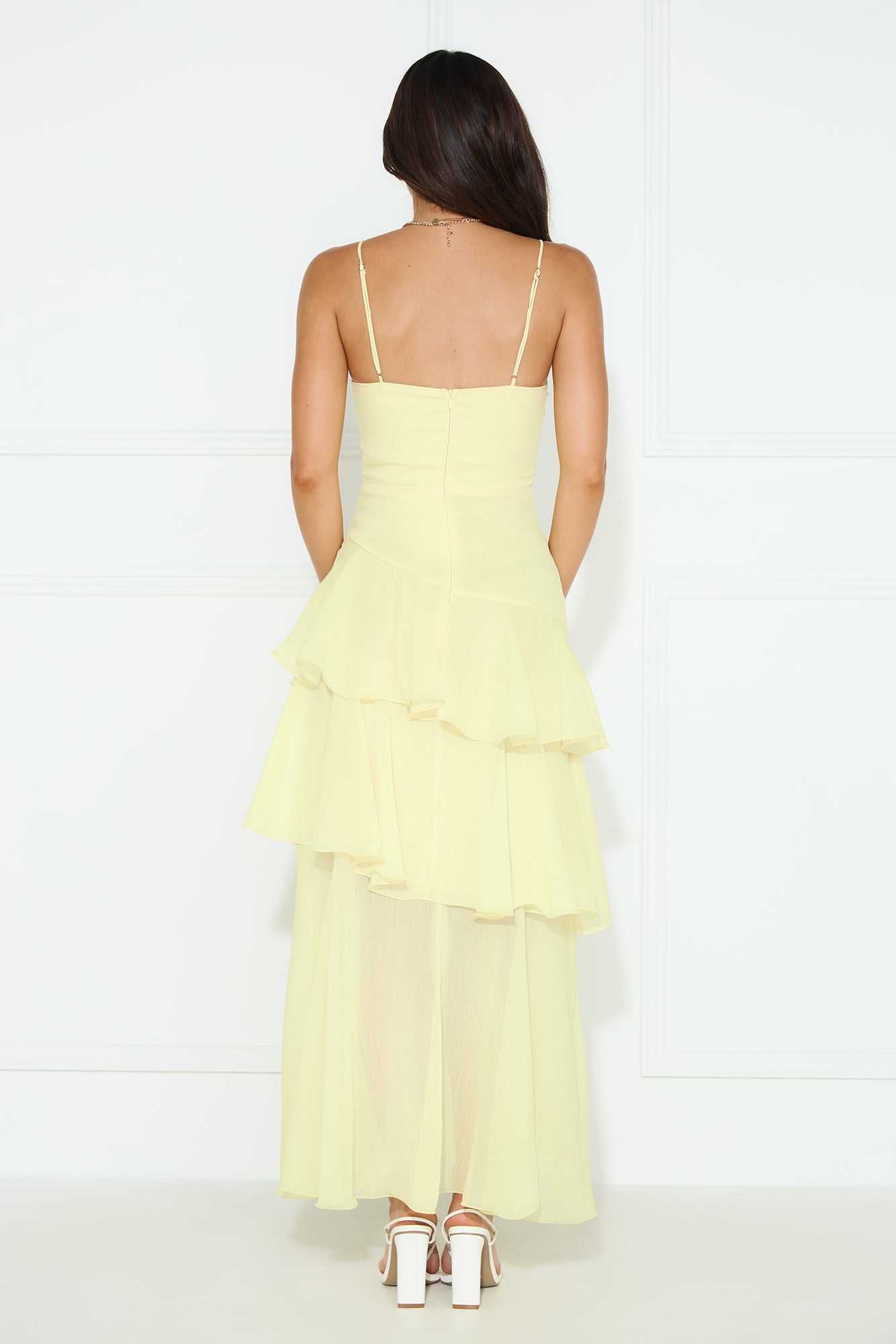 Awards For You Maxi Dress Yellow