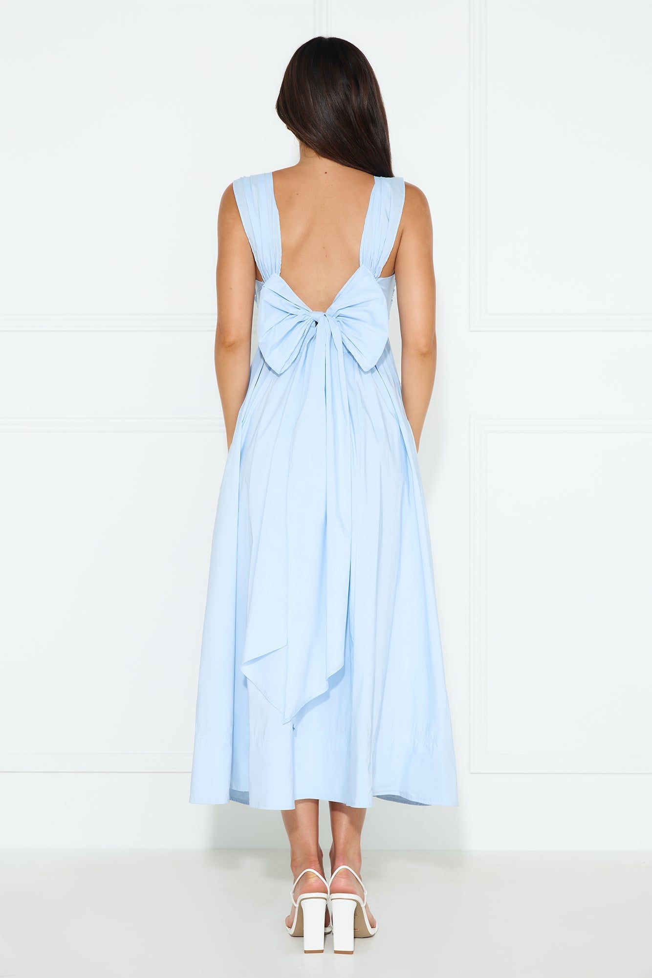 Bluebell Blossom Midi Dress Blue