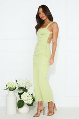 Apple Crunch Maxi Dress Green