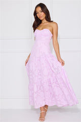 My Best Strapless Maxi Dress Lilac