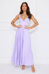 Dazzling Opulence Maxi Dress Lilac