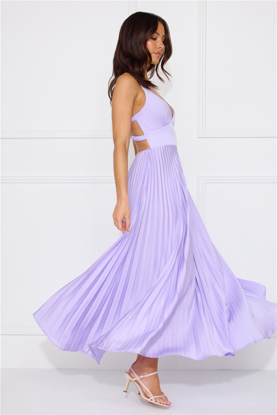 Dazzling Opulence Maxi Dress Lilac