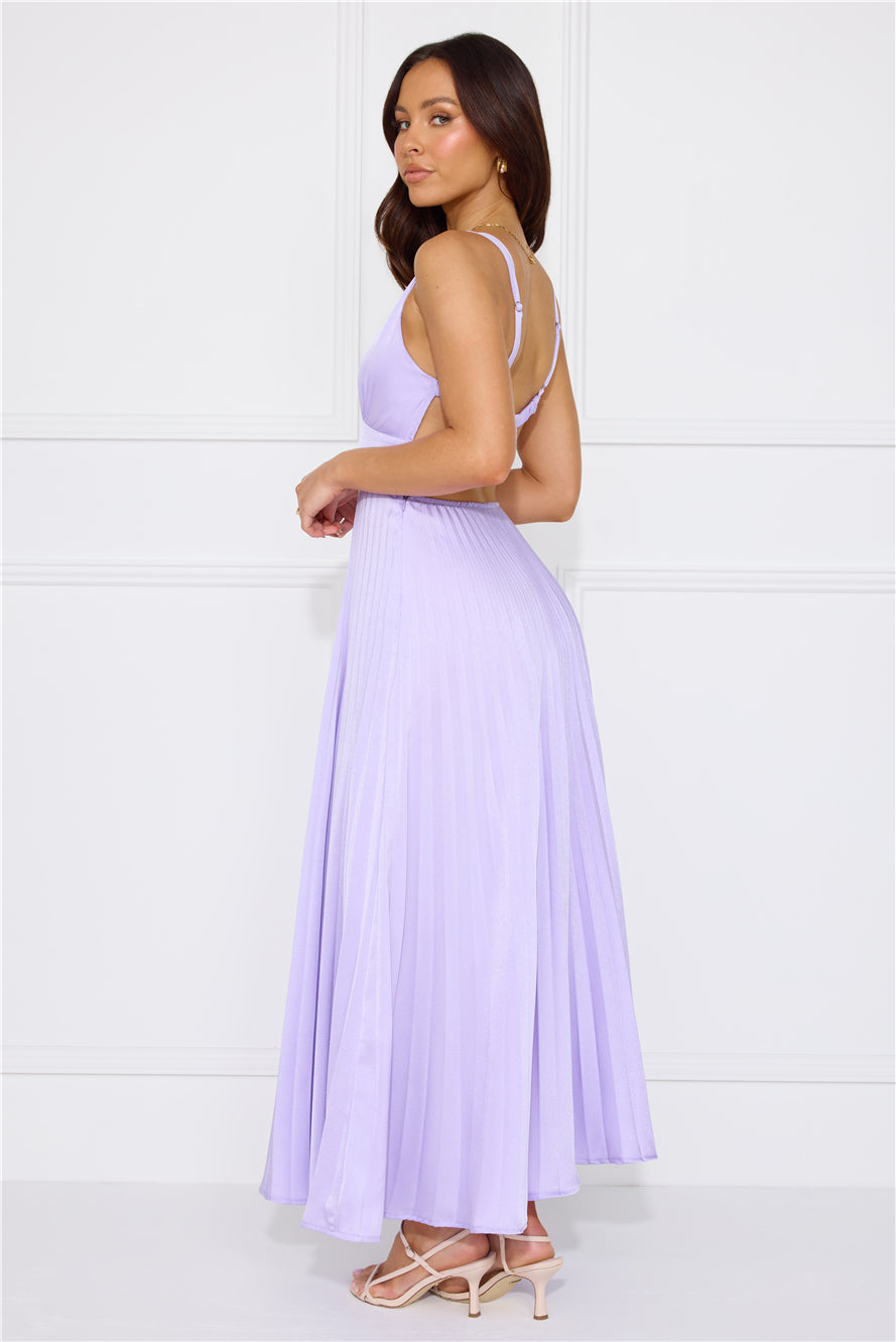 Dazzling Opulence Maxi Dress Lilac