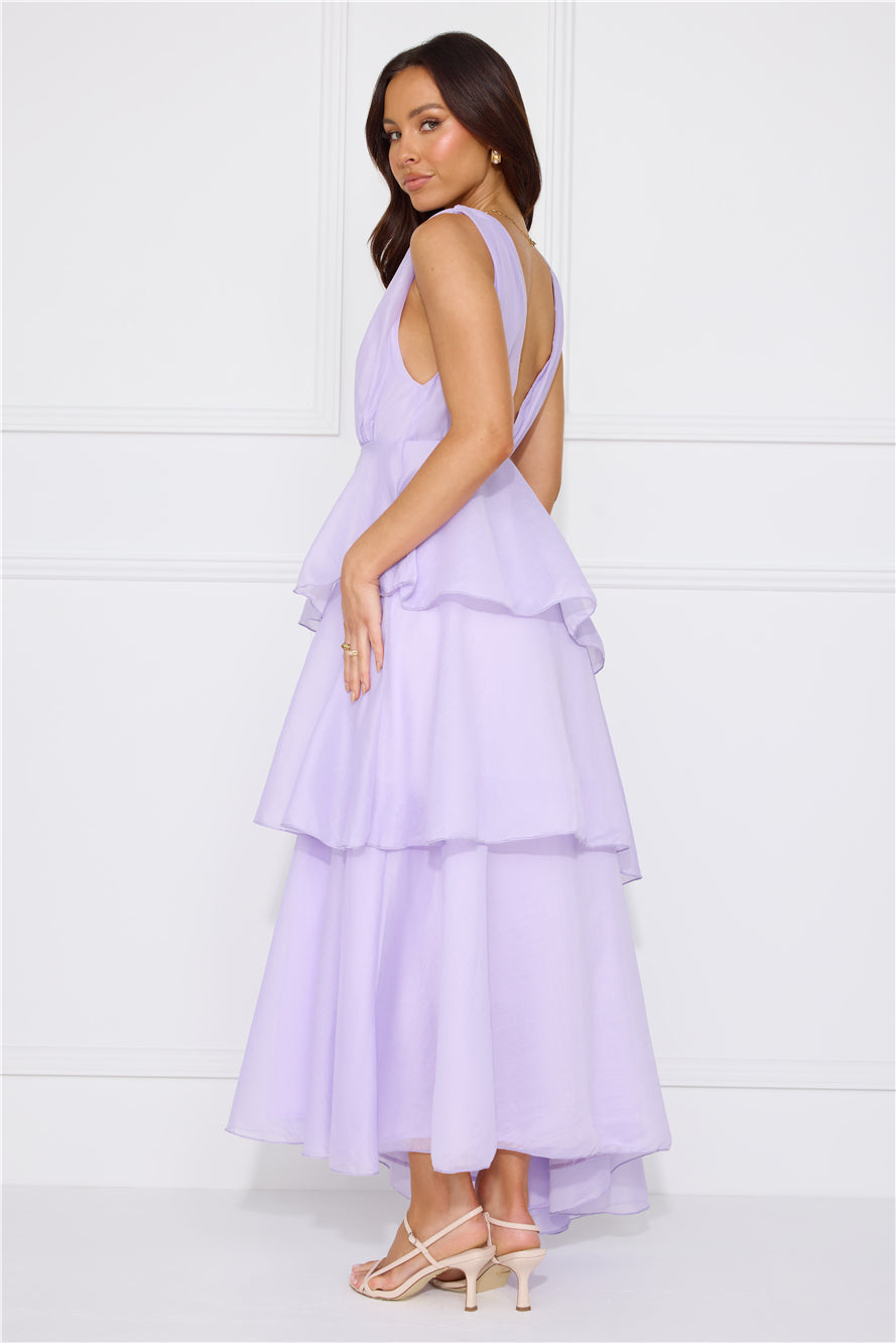 Fashion Zone Maxi Dress Lilac