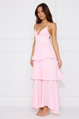 Fashionably Ever After Maxi Dress Pink