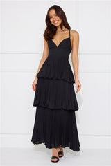 Fashionably Ever After Maxi Dress Black