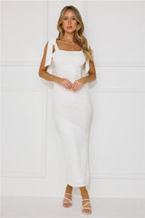 City Of Babes Maxi Dress White