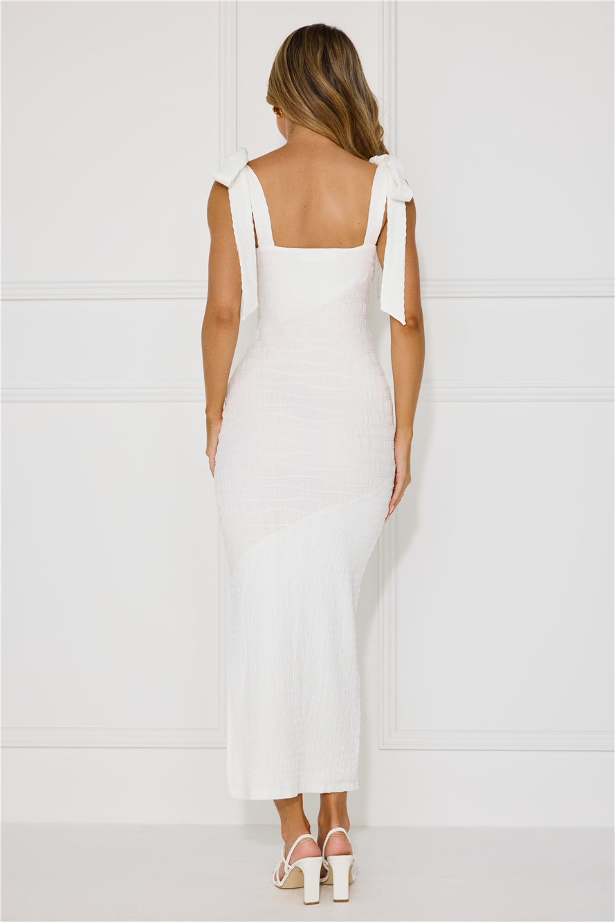 City Of Babes Maxi Dress White