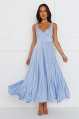 Dazzling Opulence Maxi Dress Blue