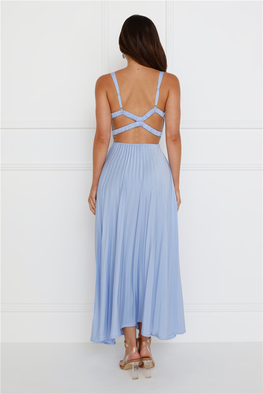 Dazzling Opulence Maxi Dress Blue