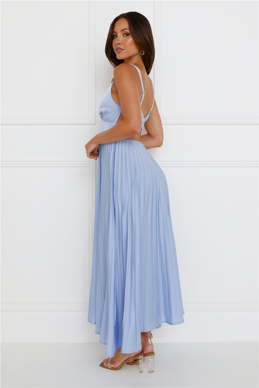 Dazzling Opulence Maxi Dress Blue