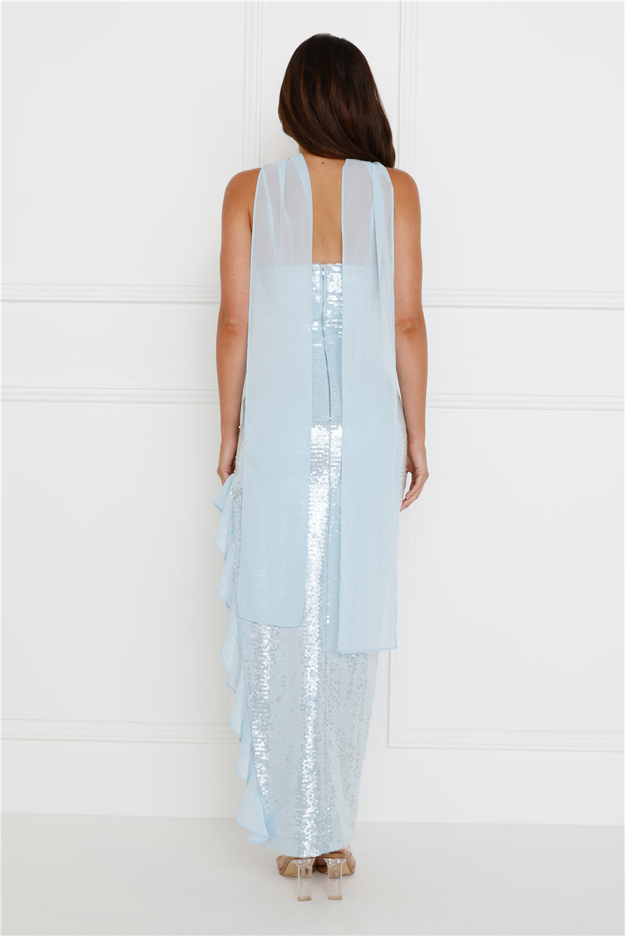 Lamiya Maxi Dress Light Blue