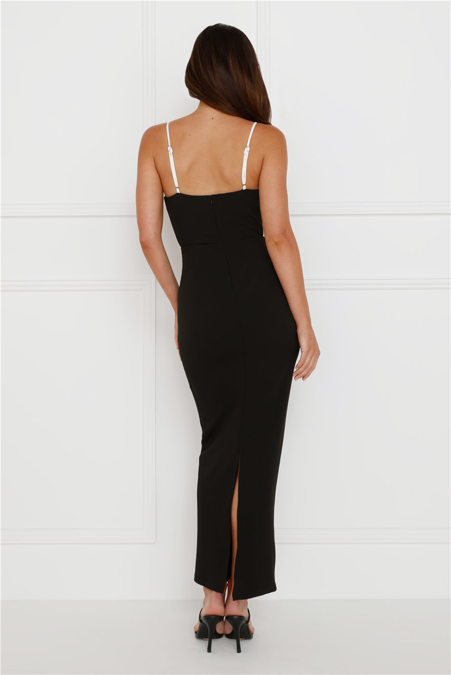 Chic Sophistication Maxi Dress Black