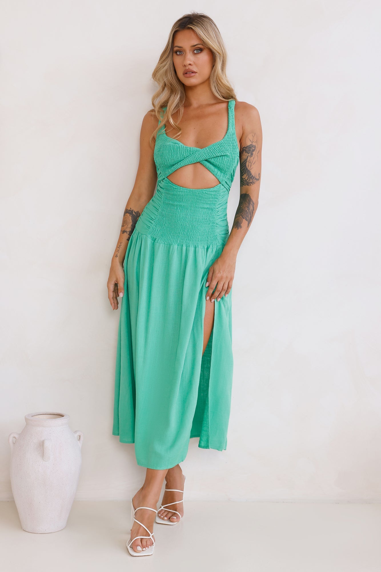 Fairy Lover Maxi Dress Light Green