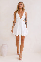 Exciting Season Mini Dress White