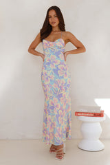 Frangipani Fantasy Maxi Dress Multi