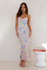 Frangipani Fantasy Maxi Dress Multi