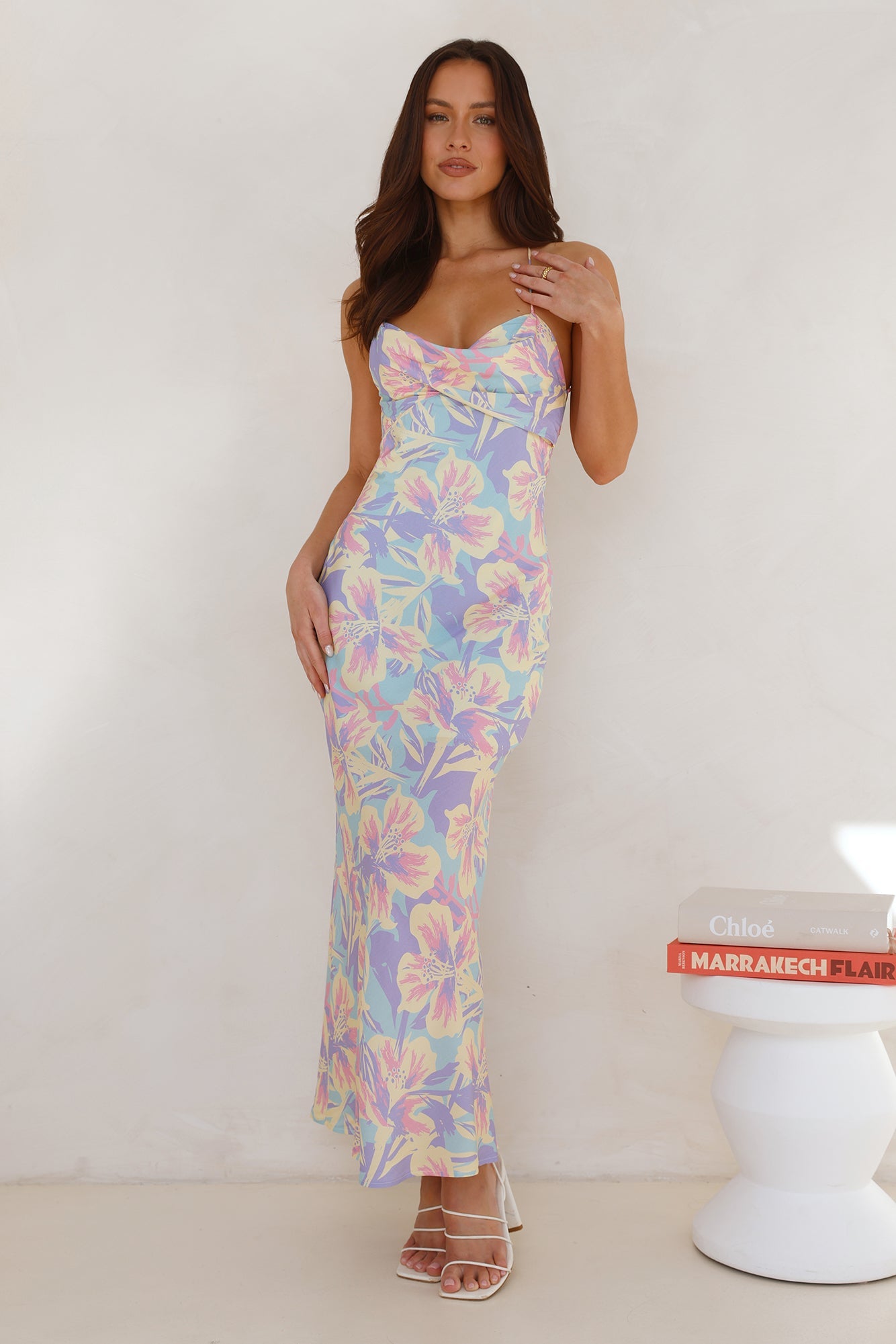 Frangipani Fantasy Maxi Dress Multi