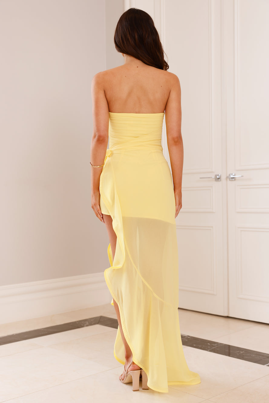 Celebrating Love Maxi Dress Yellow