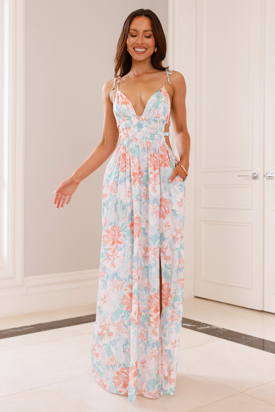 Beauty In All Maxi Dress Peach