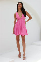 Exciting Season Mini Dress Pink