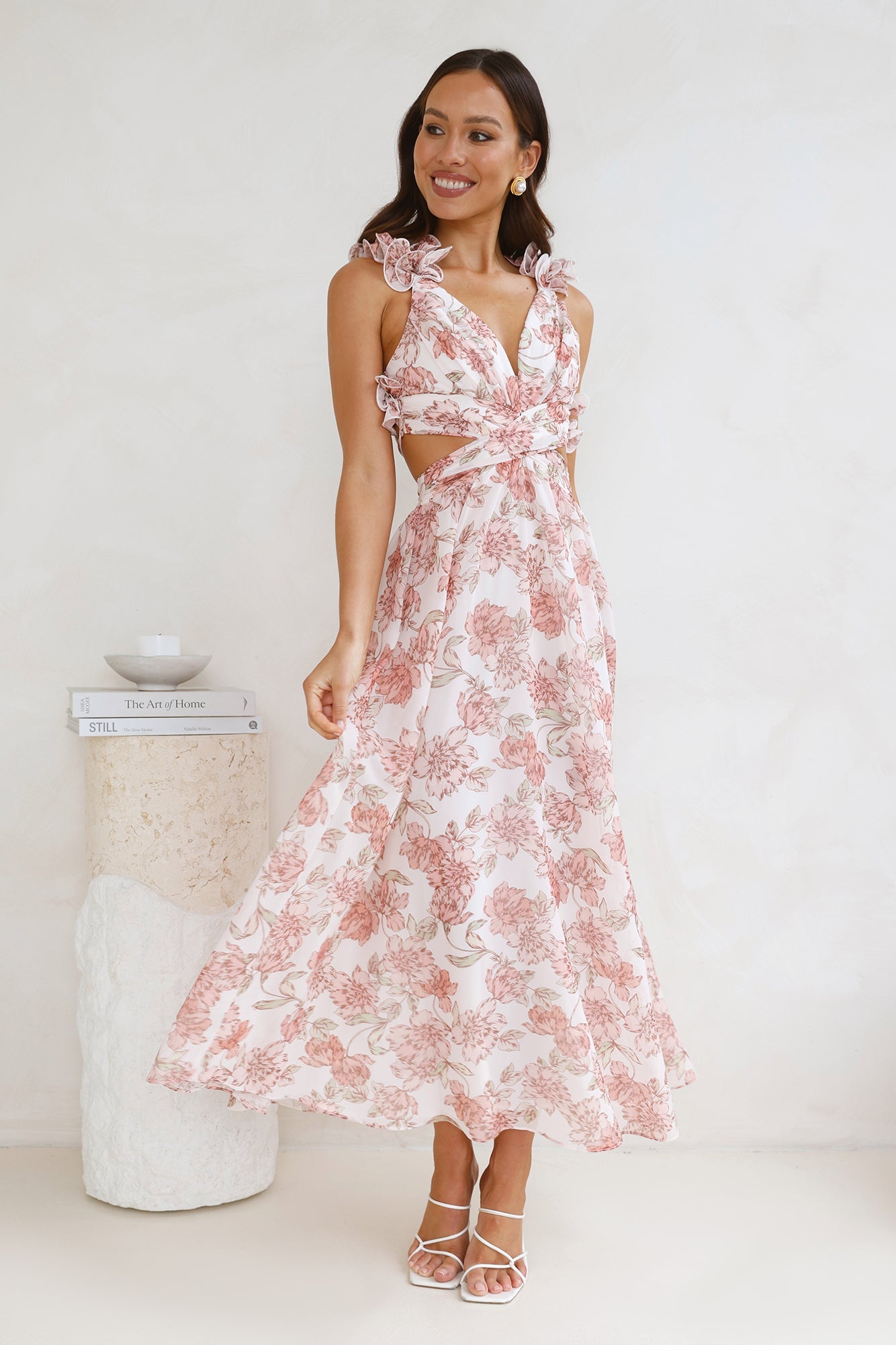 Extra Guest Maxi Dress Pink