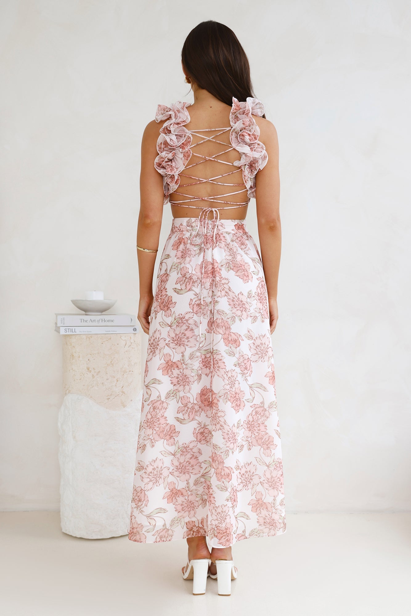 Extra Guest Maxi Dress Pink