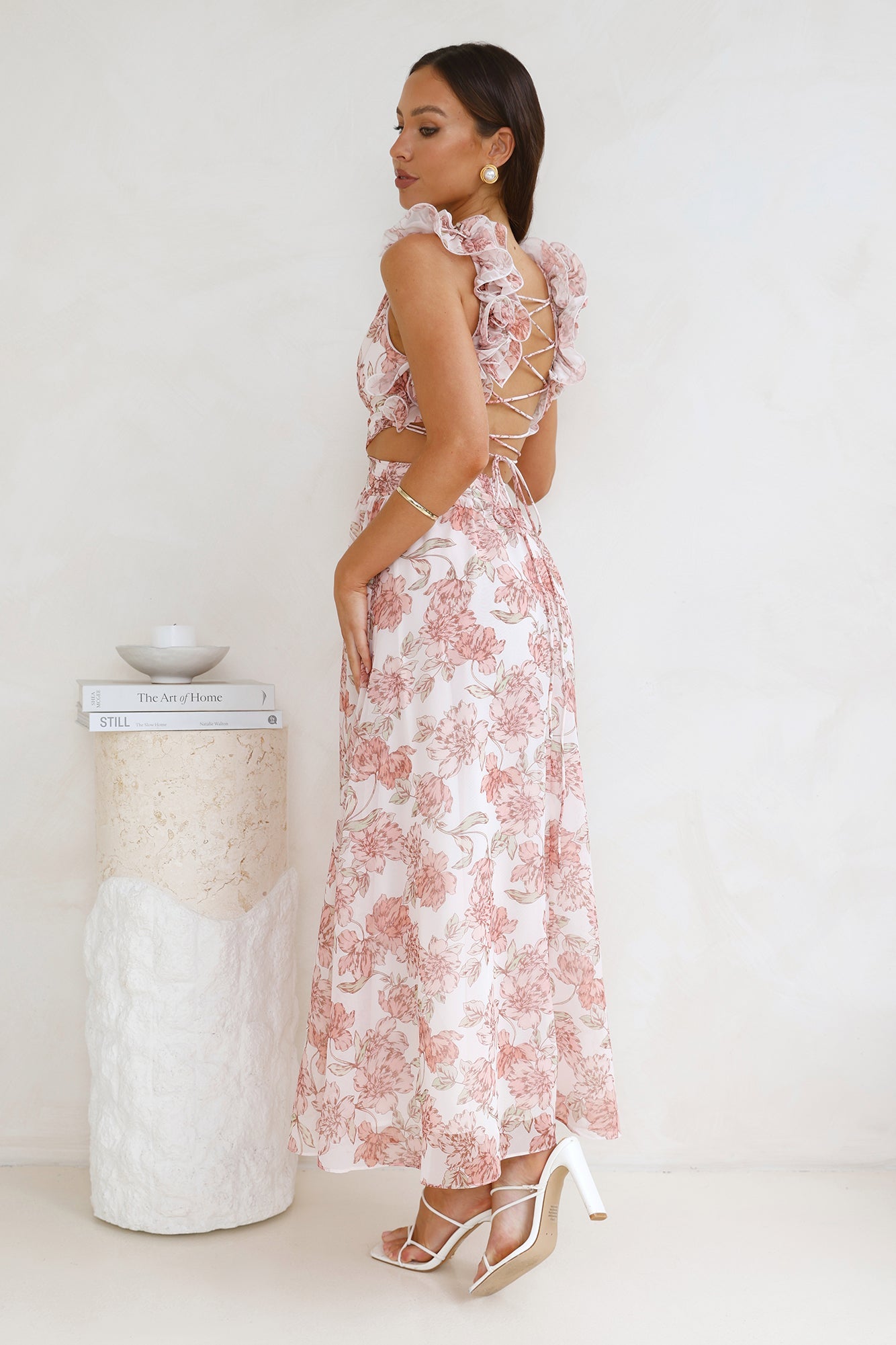 Extra Guest Maxi Dress Pink